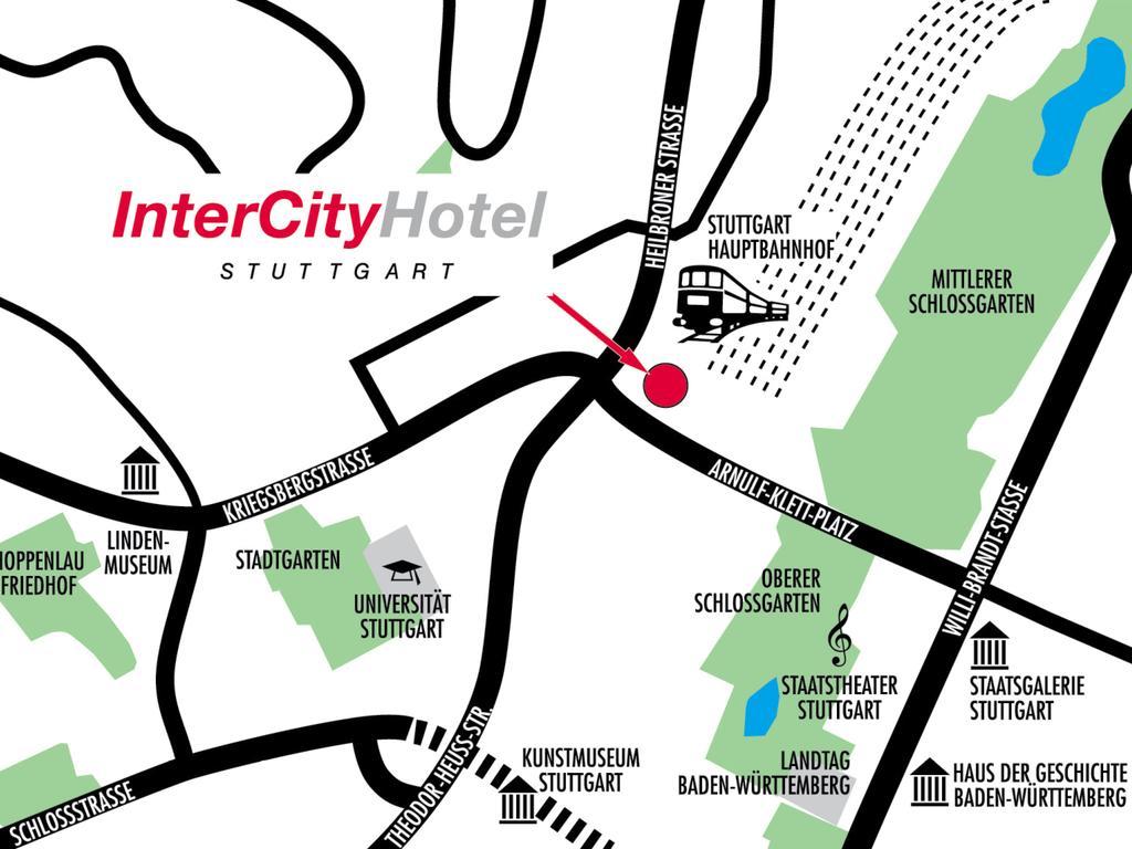 Intercityhotel Stuttgart Exteriör bild